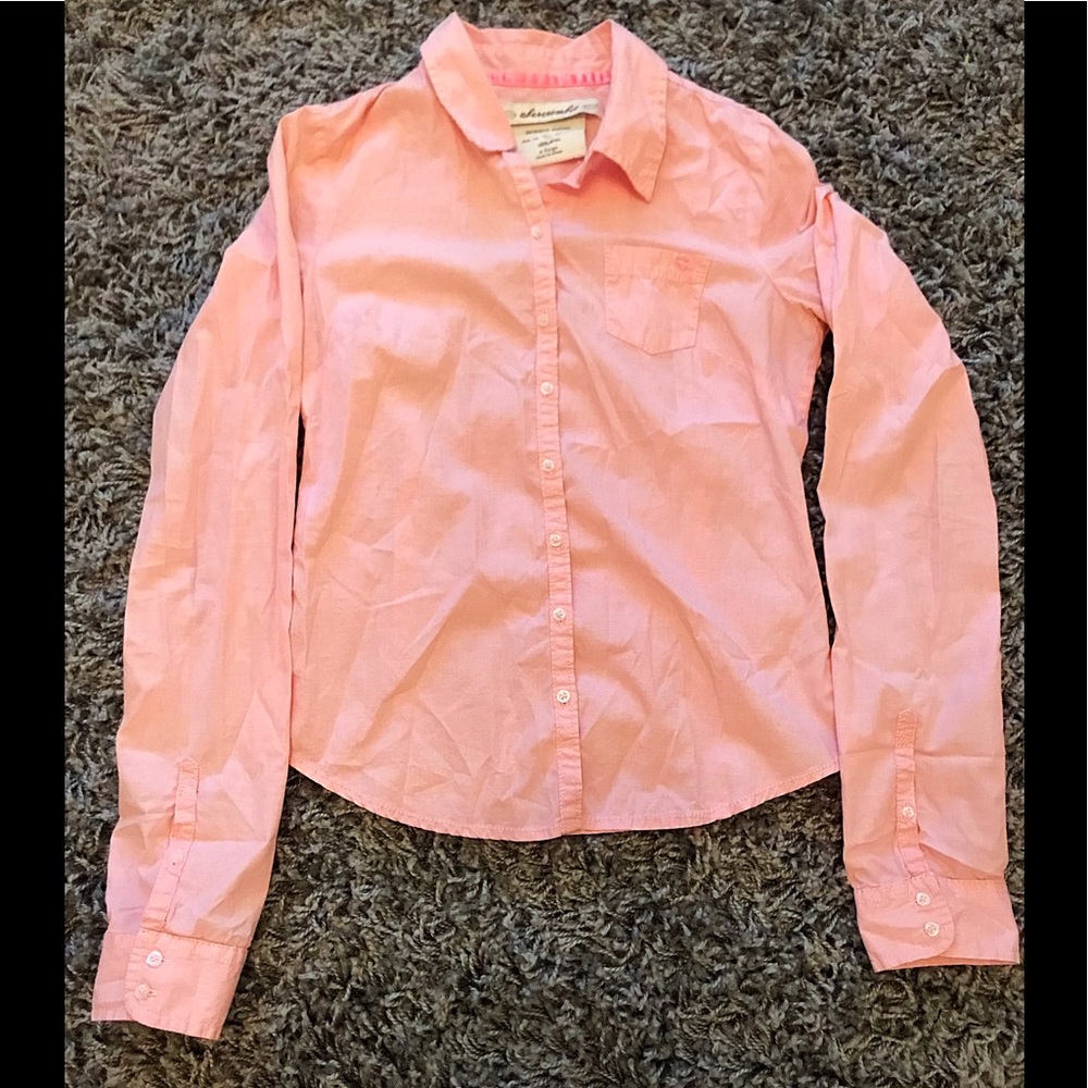 Abercrombie youth/kids button up long sleeve shirt